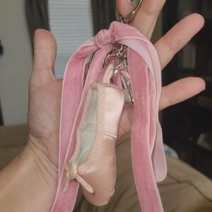 Pink Ballet Slipper Bag Charm 🎀